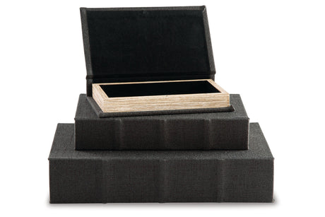 Jolina Black Box from Ashley - Luna Furniture