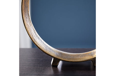 Ryandale Antique Brass Finish Sculpture from Ashley - Luna Furniture