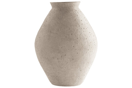 Hannela Antique Tan Vase from Ashley - Luna Furniture
