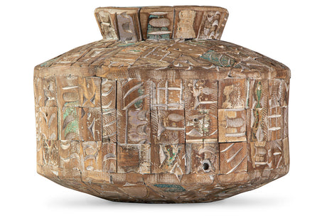 Meltland Natural/Black Vase from Ashley - Luna Furniture