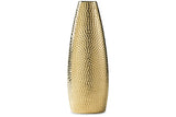 Efim Gold Finish Vase from Ashley - Luna Furniture