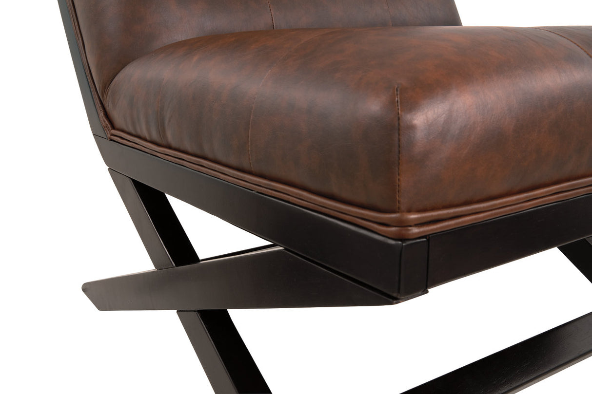 Sidewinder Brown Accent Chair from Ashley - Luna Furniture