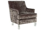 Gloriann Charcoal Accent Chair -  - Luna Furniture