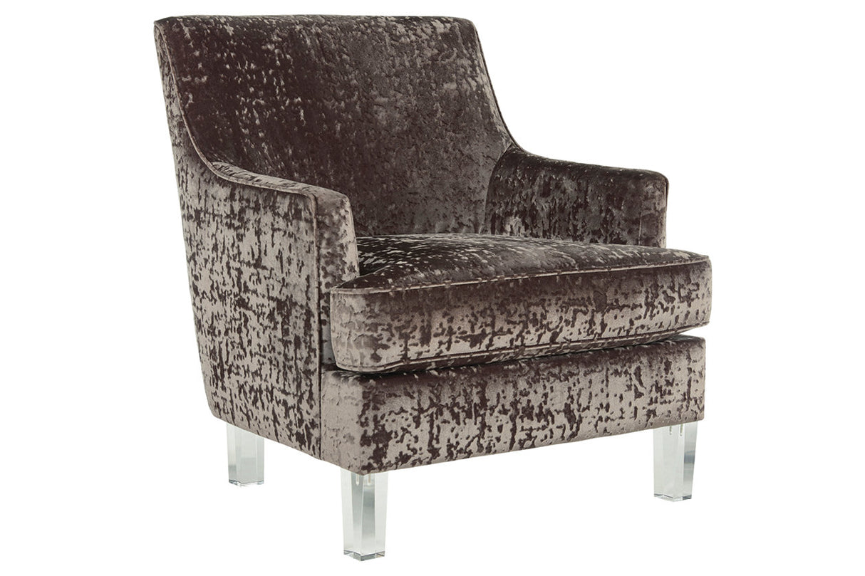 Gloriann Charcoal Accent Chair from Ashley - Luna Furniture