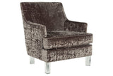 Gloriann Charcoal Accent Chair from Ashley - Luna Furniture