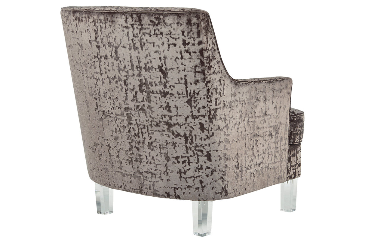 Gloriann Charcoal Accent Chair from Ashley - Luna Furniture