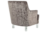 Gloriann Charcoal Accent Chair from Ashley - Luna Furniture