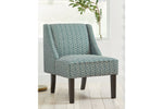 Janesley Teal/Cream Accent Chair
