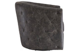 Brentlow Distressed Black Accent Chair from Ashley - Luna Furniture