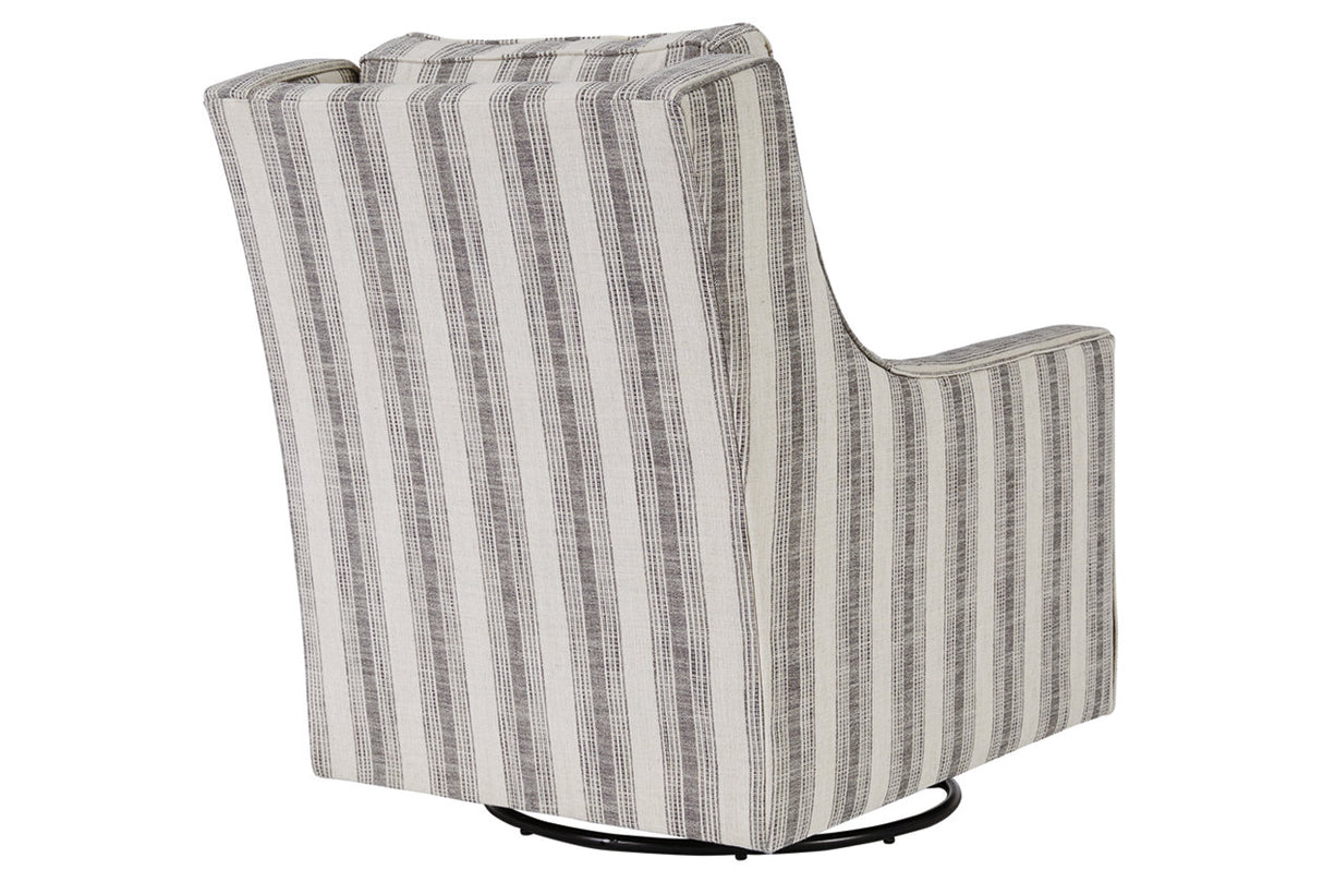 Kambria Ivory/Black Accent Chair -  - Luna Furniture