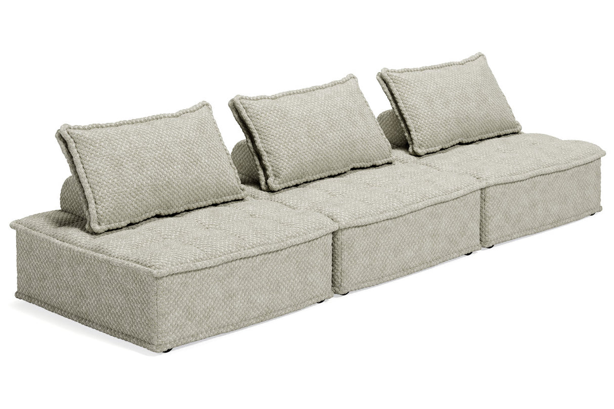 Bales Taupe 3-Piece Modular Seating from Ashley - Luna Furniture