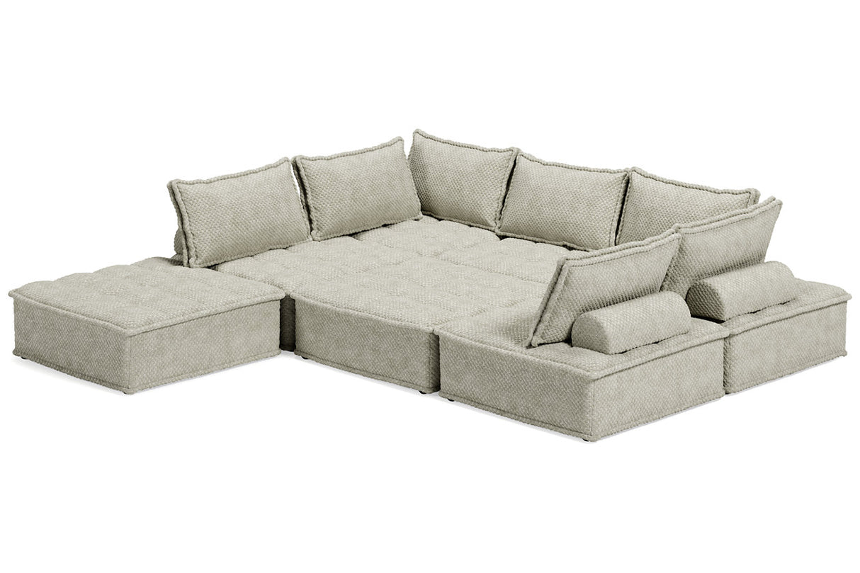 Bales Taupe 7-Piece Modular Sectional from Ashley - Luna Furniture