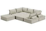 Bales Taupe 7-Piece Modular Sectional from Ashley - Luna Furniture