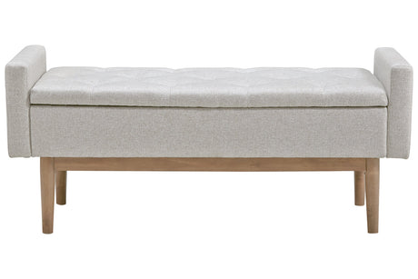 Briarson Beige/Brown Storage Bench from Ashley - Luna Furniture