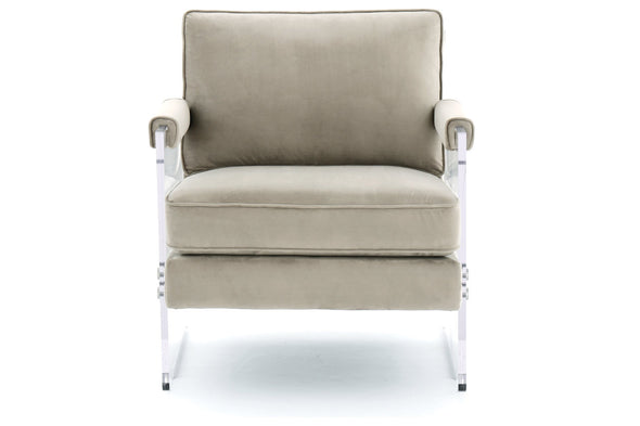 Avonley Taupe Accent Chair
