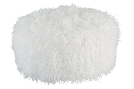 Galice White Oversized Accent Ottoman
