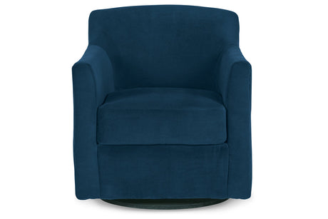 Bradney Ink Swivel Accent Chair from Ashley - Luna Furniture