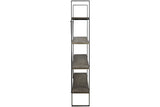 Gilesgrove Black/Gray Bookcase from Ashley - Luna Furniture