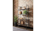 Gilesgrove Black/Gray Bookcase from Ashley - Luna Furniture