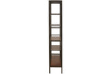 Frankwell Brown/Black Bookcase from Ashley - Luna Furniture