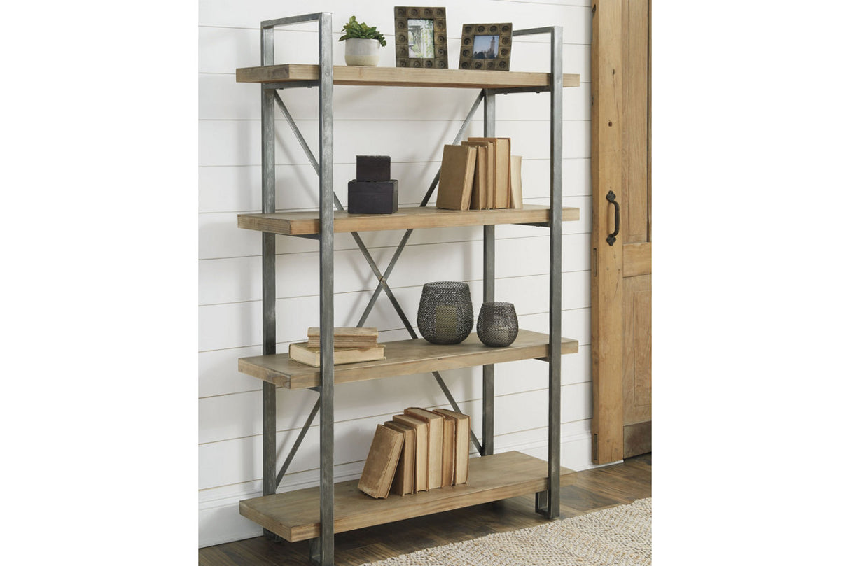 Forestmin Brown/Black Bookcase from Ashley - Luna Furniture