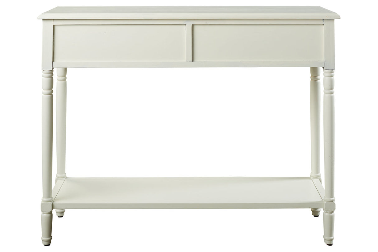 Goverton White Sofa/Console Table -  - Luna Furniture