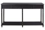 Eirdale Black Sofa/Console Table -  - Luna Furniture