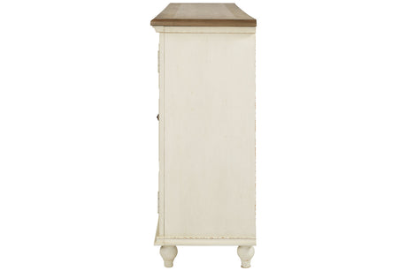 Roranville Antique White Accent Cabinet from Ashley - Luna Furniture