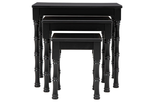 Dasonbury Black Accent Table, Set of 3