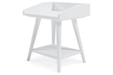 Blariden White Accent Table -  - Luna Furniture