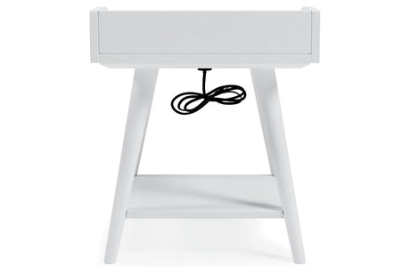 Blariden White Accent Table from Ashley - Luna Furniture