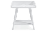 Blariden White Accent Table from Ashley - Luna Furniture