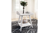 Blariden White Accent Table from Ashley - Luna Furniture