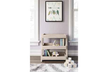 Blariden Light Tan Shelf Accent Table from Ashley - Luna Furniture