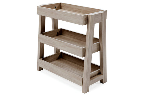 Blariden Light Tan Shelf Accent Table from Ashley - Luna Furniture