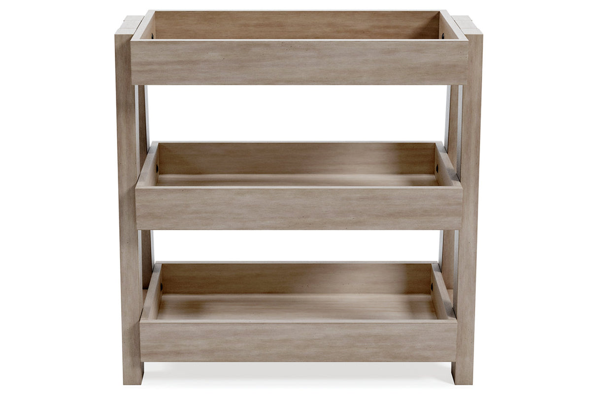 Blariden Light Tan Shelf Accent Table from Ashley - Luna Furniture