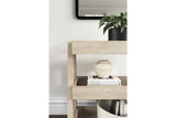 Blariden Light Tan Shelf Accent Table from Ashley - Luna Furniture