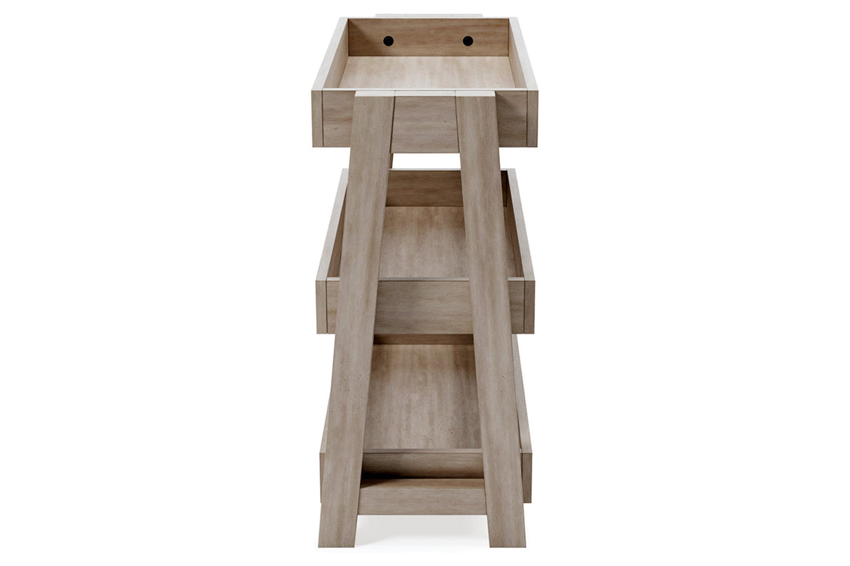 Blariden Light Tan Shelf Accent Table from Ashley - Luna Furniture