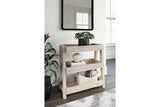 Blariden Light Tan Shelf Accent Table from Ashley - Luna Furniture
