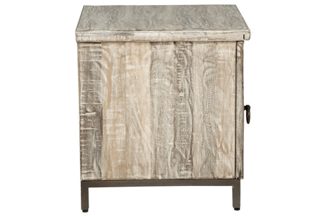 Laddford Whitewash Accent Cabinet from Ashley - Luna Furniture