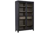 Lenston Black/Gray Accent Cabinet from Ashley - Luna Furniture