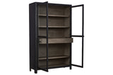 Lenston Black/Gray Accent Cabinet from Ashley - Luna Furniture