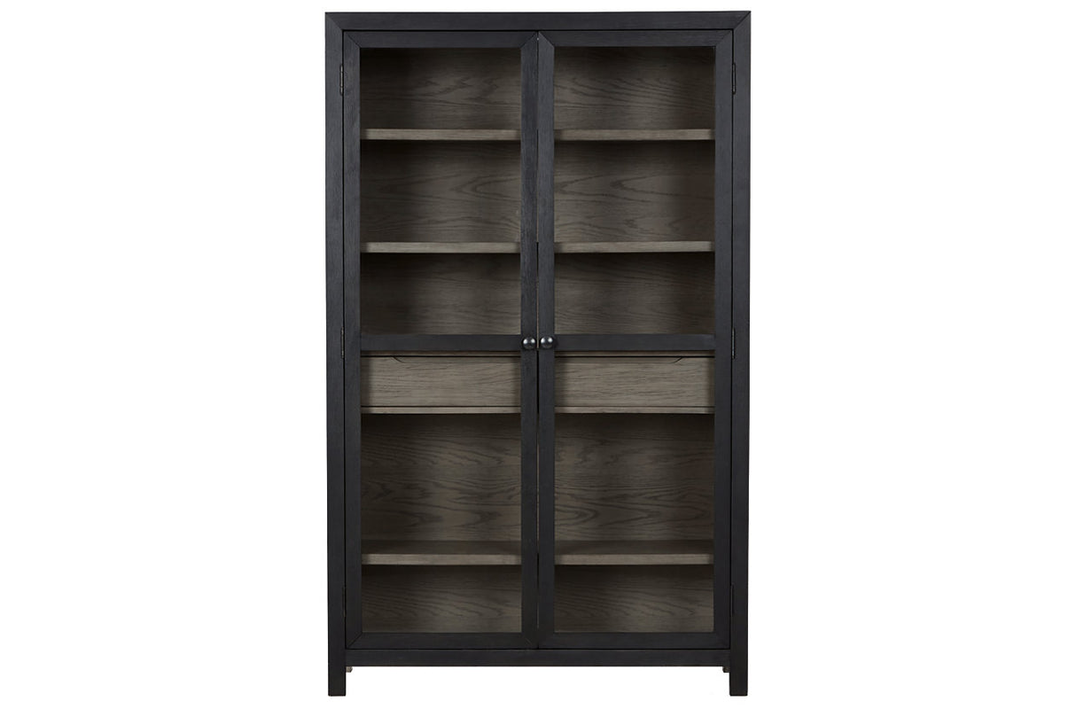Lenston Black/Gray Accent Cabinet from Ashley - Luna Furniture