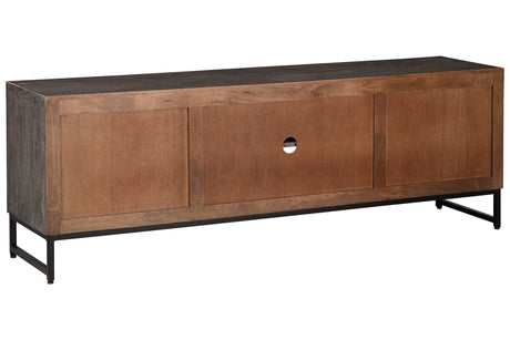 Treybrook Distressed Gray Accent Cabinet from Ashley - Luna Furniture