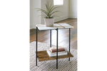 Braxmore White/Light Brown Accent Table