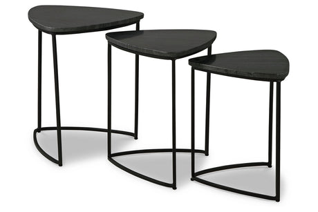 Olinmere Black Accent Table, Set of 3