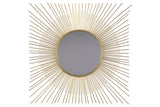 Elspeth Gold Finish Accent Mirror -  - Luna Furniture