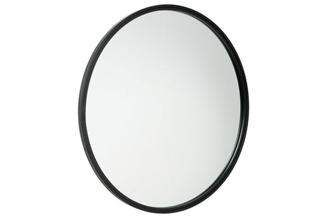 Brocky Black Accent Mirror from Ashley - Luna Furniture