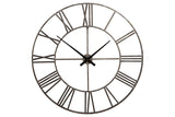 Paquita Antique Silver Wall Clock -  - Luna Furniture