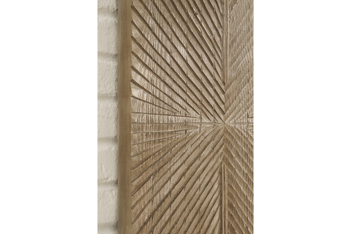 Lenora Distressed Brown Wall Decor